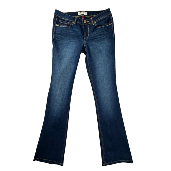 lei Denim - Lei Ashley Lowrise Slim Boot Jeans Flex Stone Wash Women 7 Reg Y2K